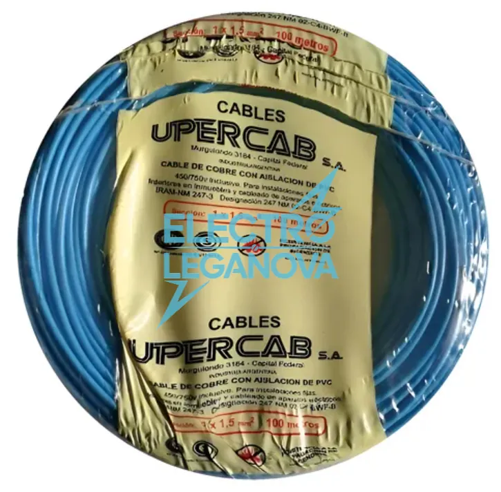 ROLLO CABLE UNIPOLAR 1.5MM NORMALIZADO UPERCAB