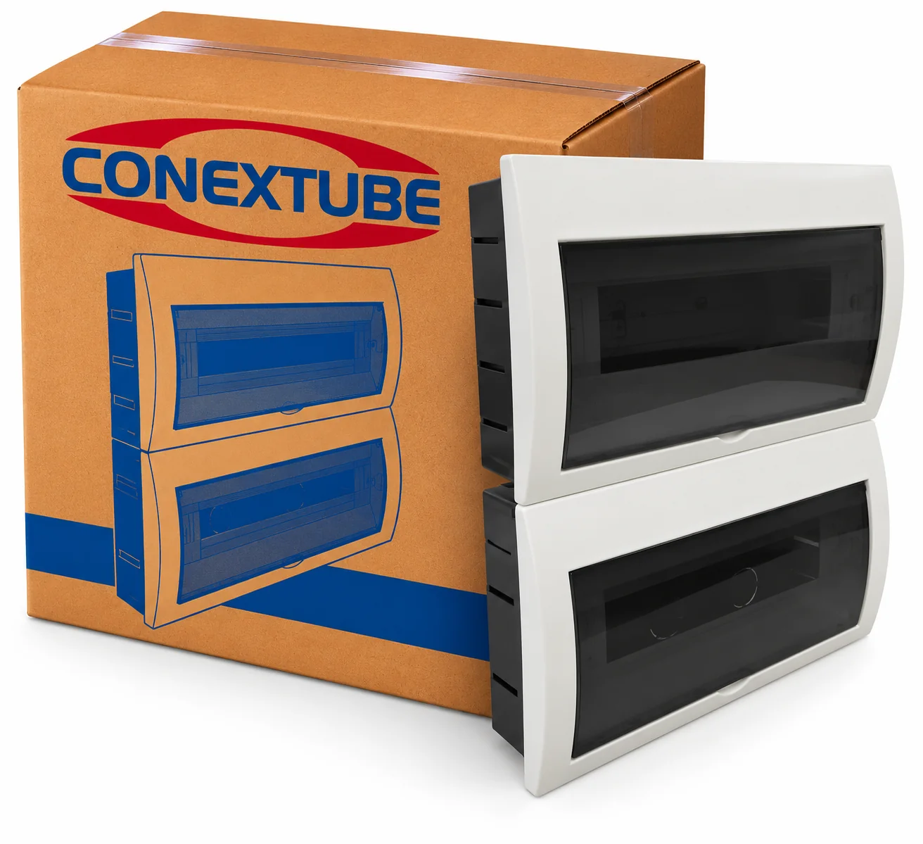 CAJA EMBUTIR 24 POLOS CONEXTUBE BOMBE