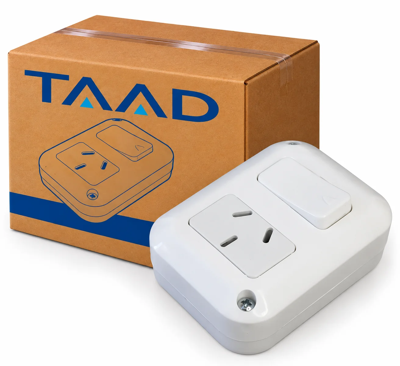 CAJA INTERRUPTOR TOMACORRIENTE EXTERIOR TAAD