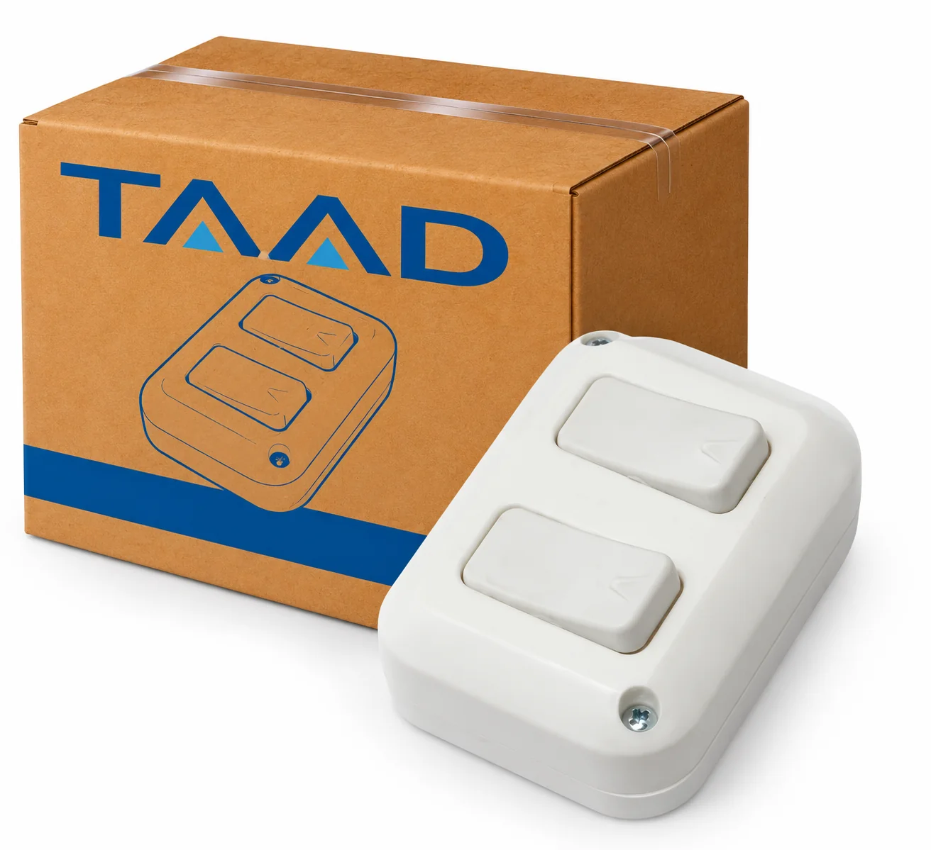 CAJA 2 INTERRUPTORES EXTERIOR TAAD