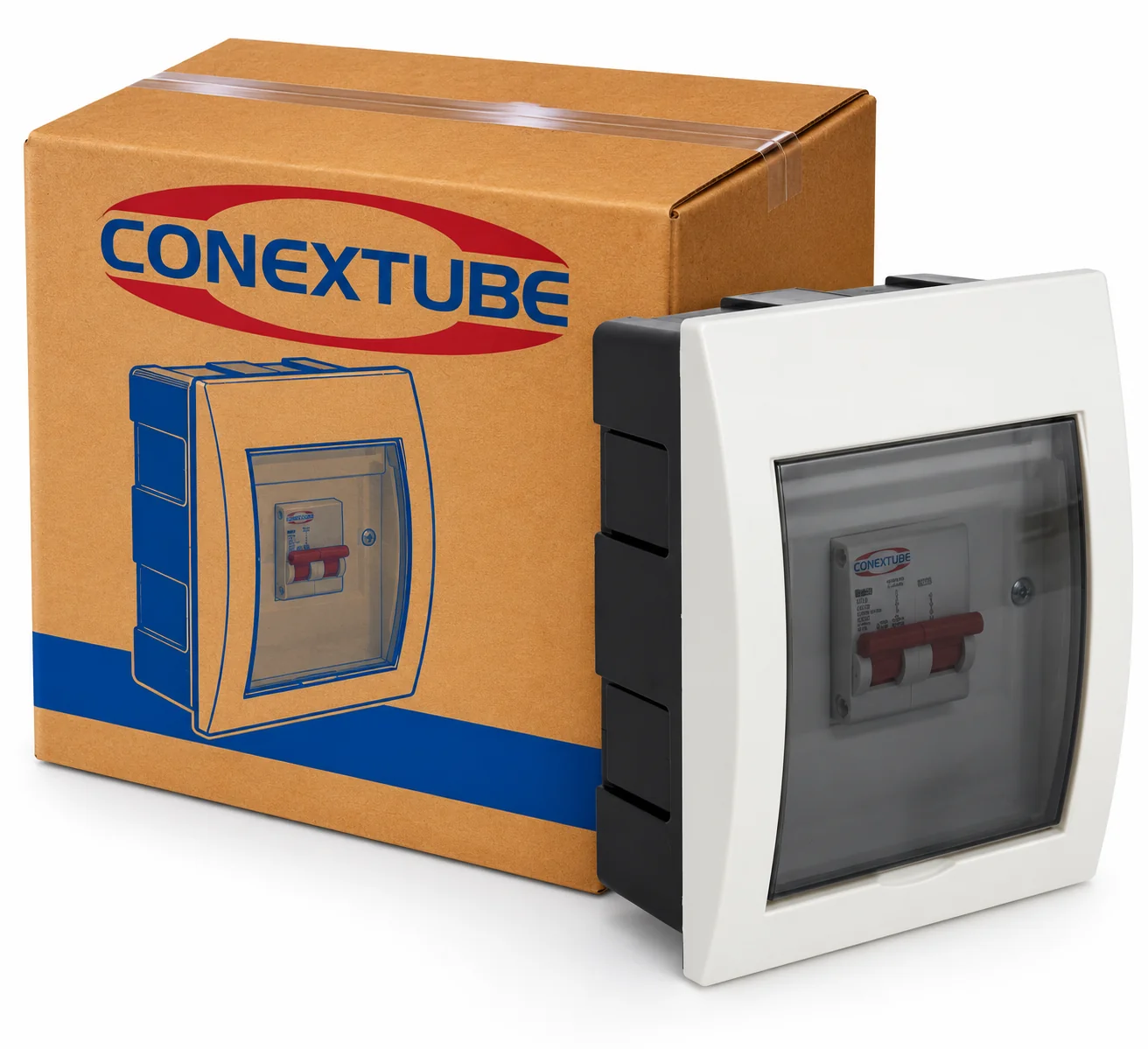 CAJA EMBUTIR 4 POLOS CONEXTUBE BOMBE