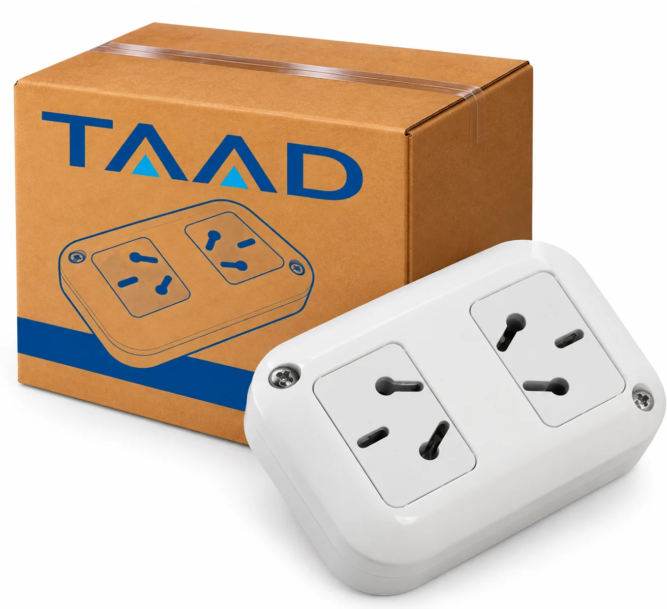 CAJA 2 TOMACORRIENTE EXTERIOR TAAD