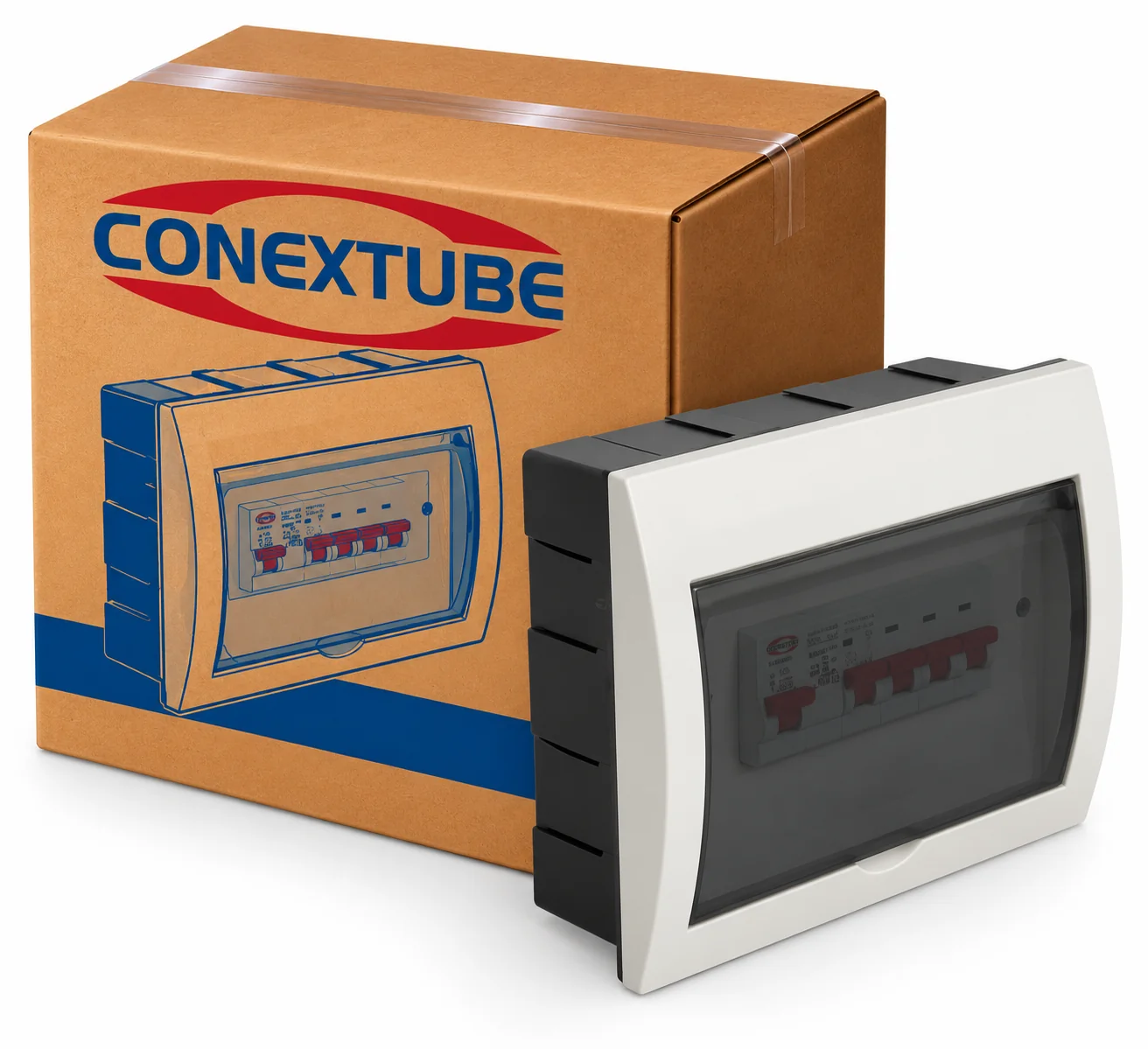 CAJA EMBUTIR  8 POLOS CONEXTUBE BOMBE