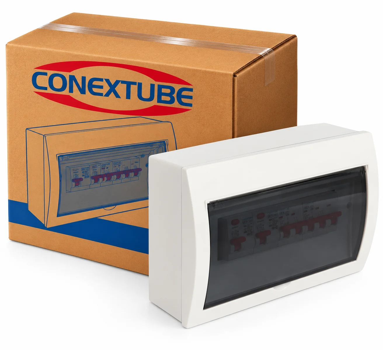 CAJA EXTERIOR 12 POLOS CONEXTUBE BOMBE
